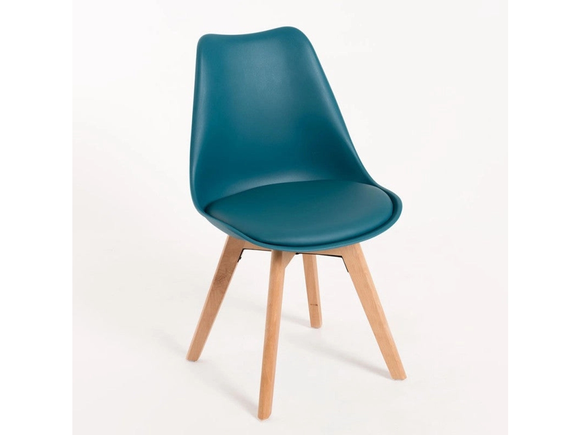DUDECOR Silla Skagen Basic Verde Azulado