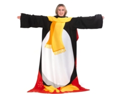 Snug-rug Manta Polar Con Mangas De Pingüino, Novedad, Mangas Navideñas, Usable