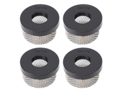 Filtro de malla de acero inoxidable de 3/4 de pulgada y 14 pulgadas con rosca hembra para bomba de vivero (4 unidades)