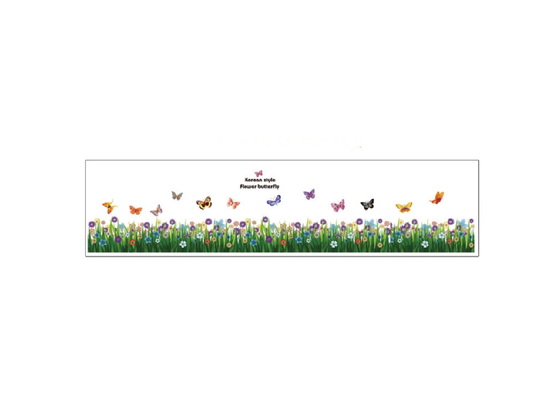 Adhesivo decorativo de hojas verdes con estampado floral para pared de sala de estar y dormitorio (Ay701, 2026)