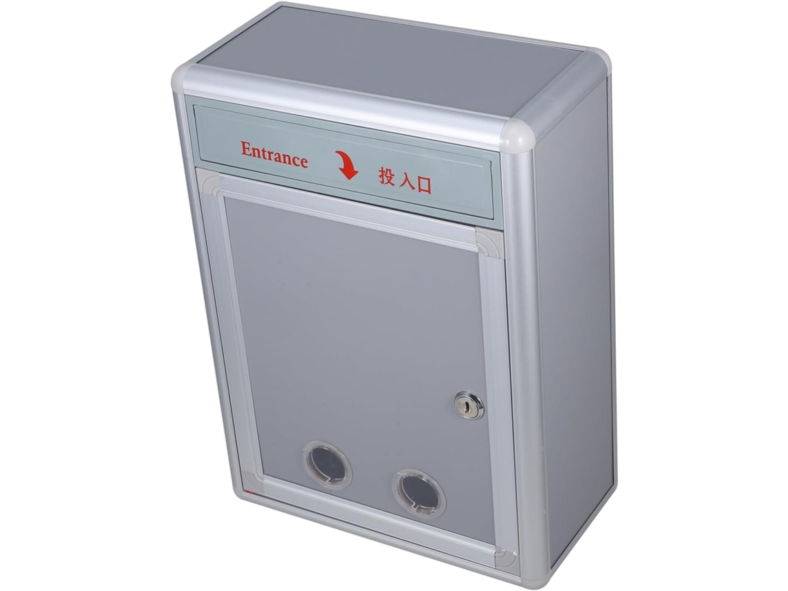 Caja Fuerte De Pared Exterior De Acero Inoxidable Para Paquetes, Caja De Almacenamiento Con Cerradura, Oficina