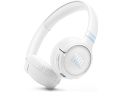 Auriculares Bluetooth JBL T680NCWHT (Over Ear -  Micrófono - Blanco)