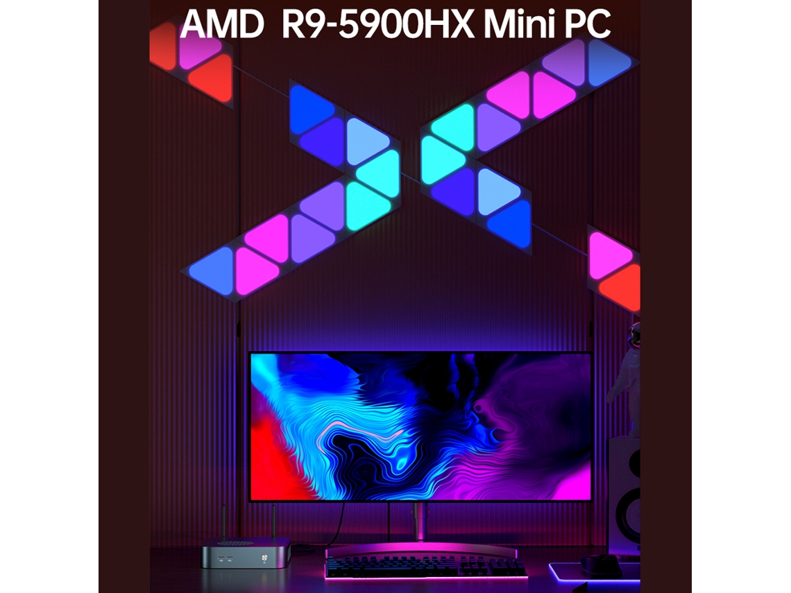 Mini PC (procesador AMD R9 5900hx, Windows 10)