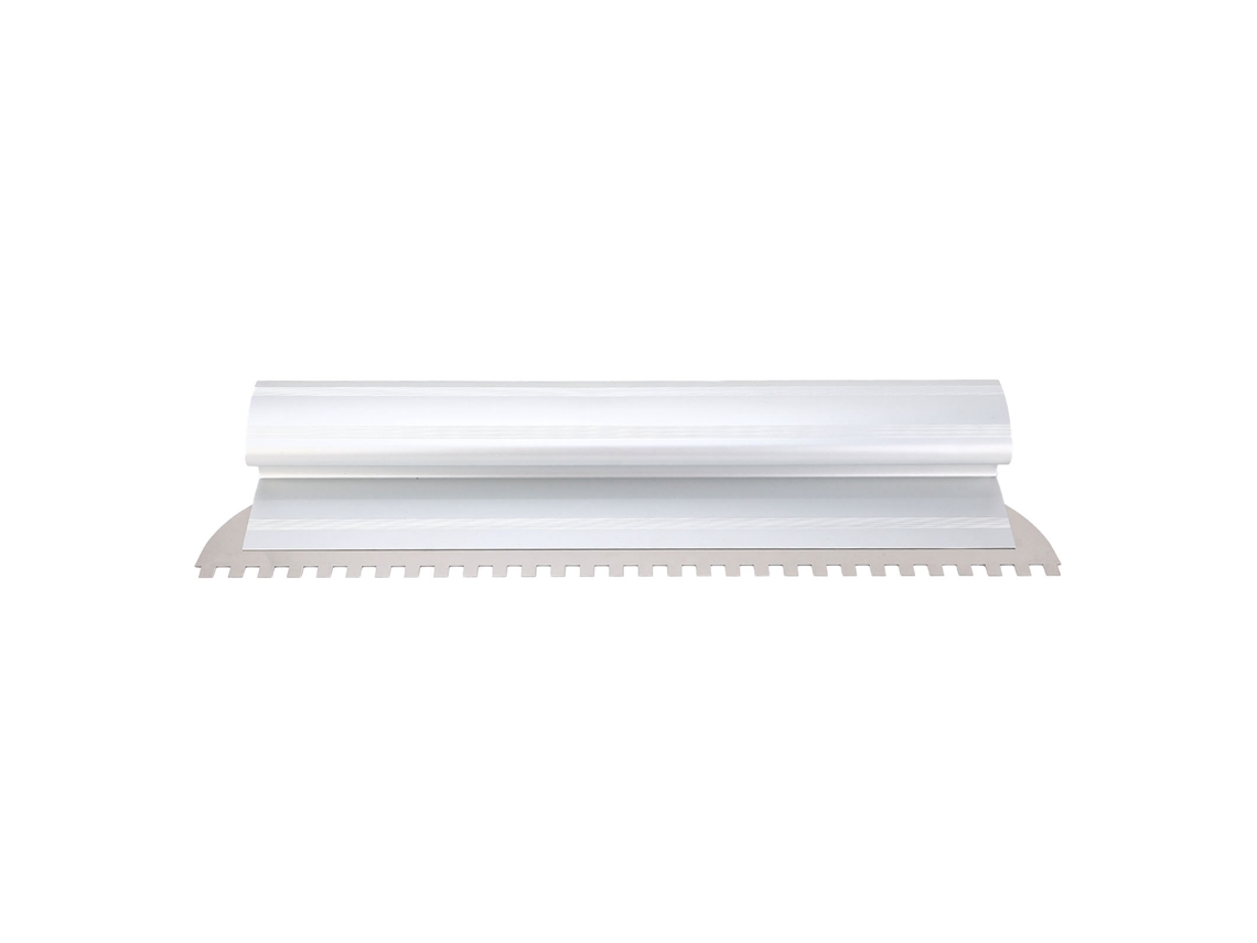 Espátula Cuadrada Dentada De Aluminio Y Acero Inoxidable De 2,5 X 2,5 Pulgadas Para Adhesivo De Azulejos De 400 Mm/16 Pulgadas.