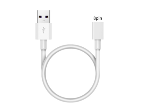 Cable de datos Universal de alta velocidad 30 cm Micro USB tipo C Cable de sincronización de datos de carga rápida de 8 pines para banco de energía...