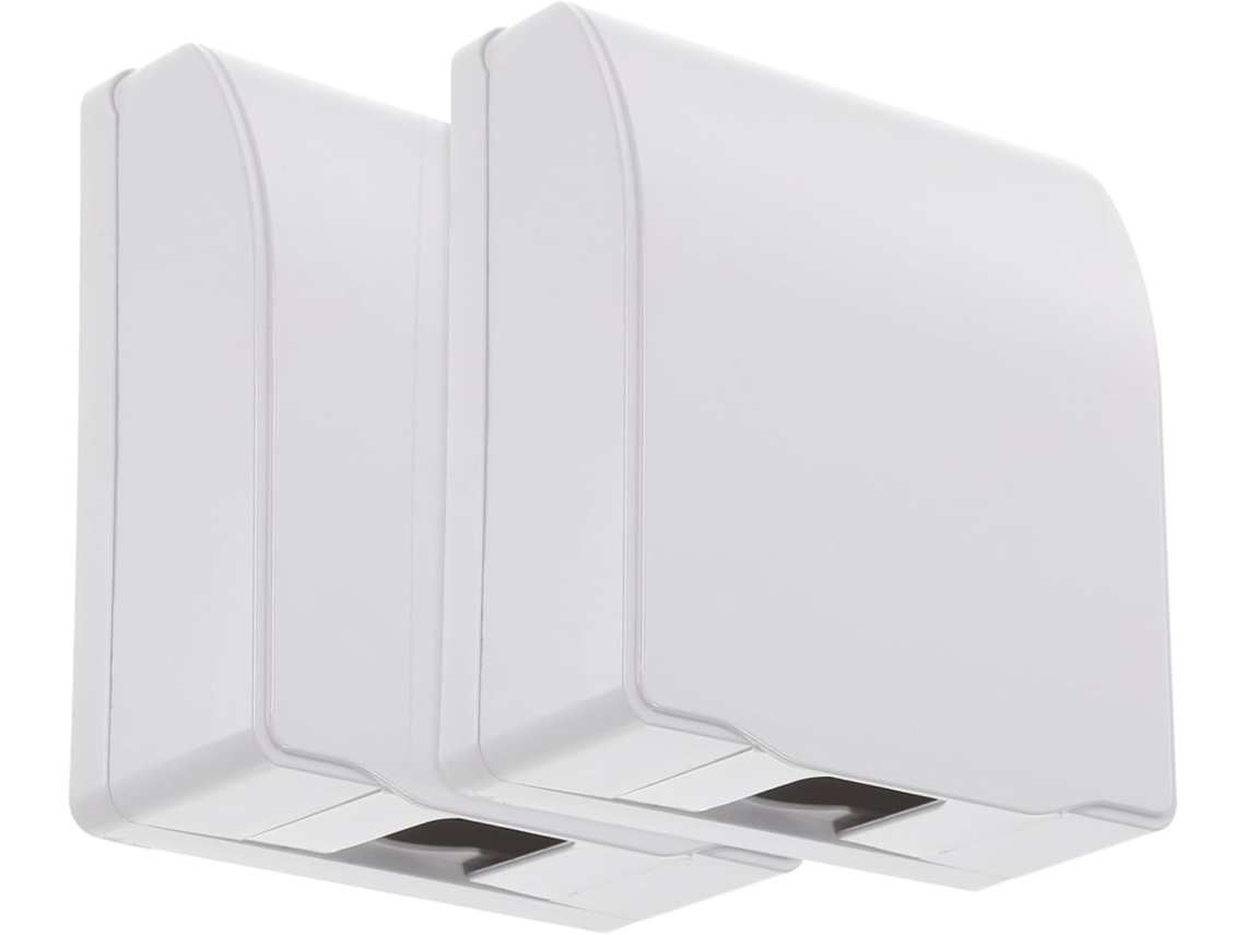 Caja Protectora Impermeable Para Placas De Enchufes De 86 Mm, Pvc Blanco, Revestimiento A Prueba De Salpicaduras, Paquete De 2