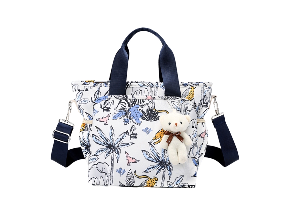 Bolso De Mano Multifuncional De Nailon Impermeable De Gran Capacidad Para Bebés, Ideal Para Mamá Y Papá.