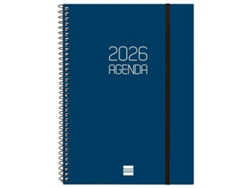 Agenda Finocam Azul Opaco A5 15,5 X 21,2 Cm 2026