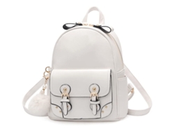 VVJIJILLY Mini Mochila Feminina, Design Fofo De Couro Sintético, Vários Bolsos E Grande Capacidade, Resistente À Água, Ideal Para Viagens Curtas, Compras E Enco