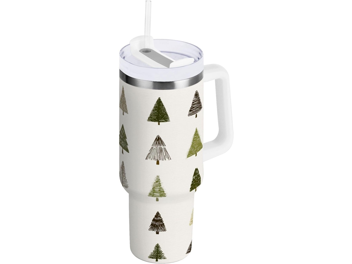 Árbol Navidad Vaso Botella Taza Acero Inoxidable - Vaso Térmico Portátil