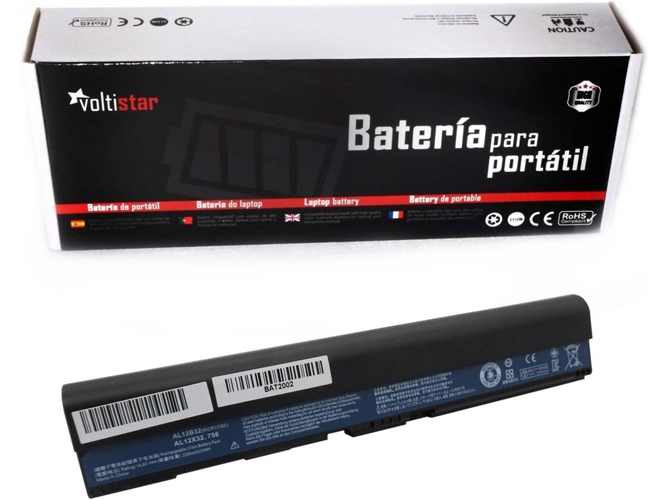 Batería para Portátil VOLTISTAR Acer Al12B32 Al12A31 Al12B31 Al12X32 Al12B72
