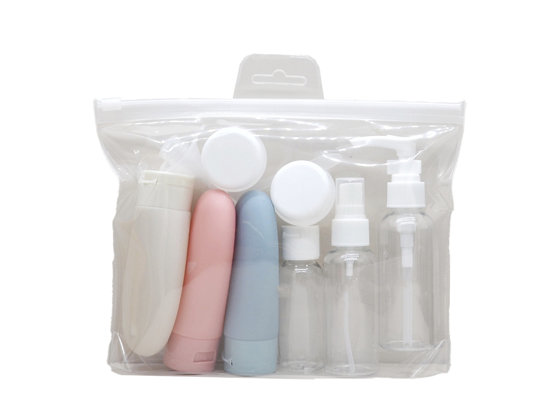 Botellas de viaje para artículos de aseo, atomizadores herméticos, envases portátiles para champú, acondicionador, loción y gel de ducha.