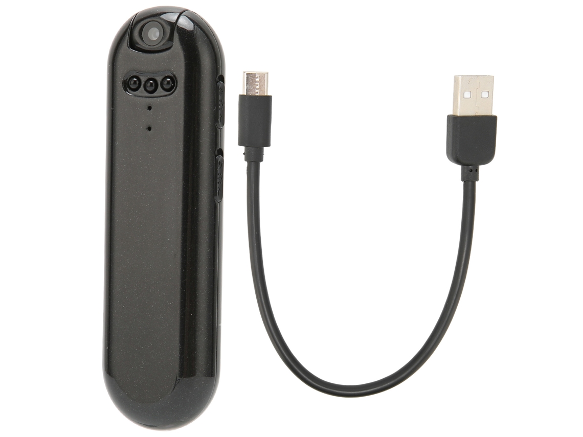 Minicámara De Vídeo Hd 1080p Con Grabación En Bucle, Visión Nocturna Y Seguridad Digital - 32 Gb