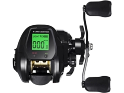 Carrete de pesca Baitcasting Gokoco con pantalla LED electrónica, alta velocidad 7.21, 10 kg, resistente al agua