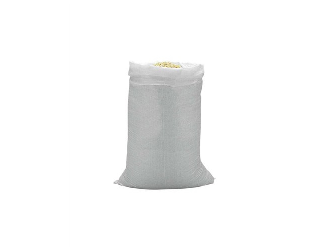 Saco de escombros de rafia blanca de 50 x 80 cm, resistente y fácil de manejar, marca Gibalto