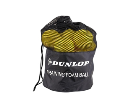 Juego de 12 pelotas de tenis DUNLOP Training Foam