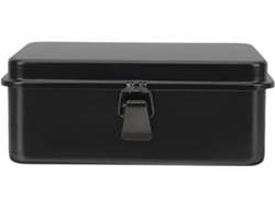 Caja Metálica Para Herramientas De 20 X 12,5 X 7,8 Cm Con Cierre Seguro Y Diseño
