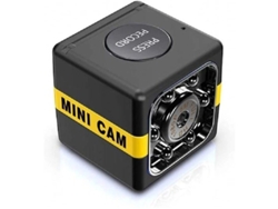 Minicámara HD inalámbrica con visión nocturna, minicámara espía oculta con detección de movimiento, grabadora de video para coche familiar Bestvite (negra)