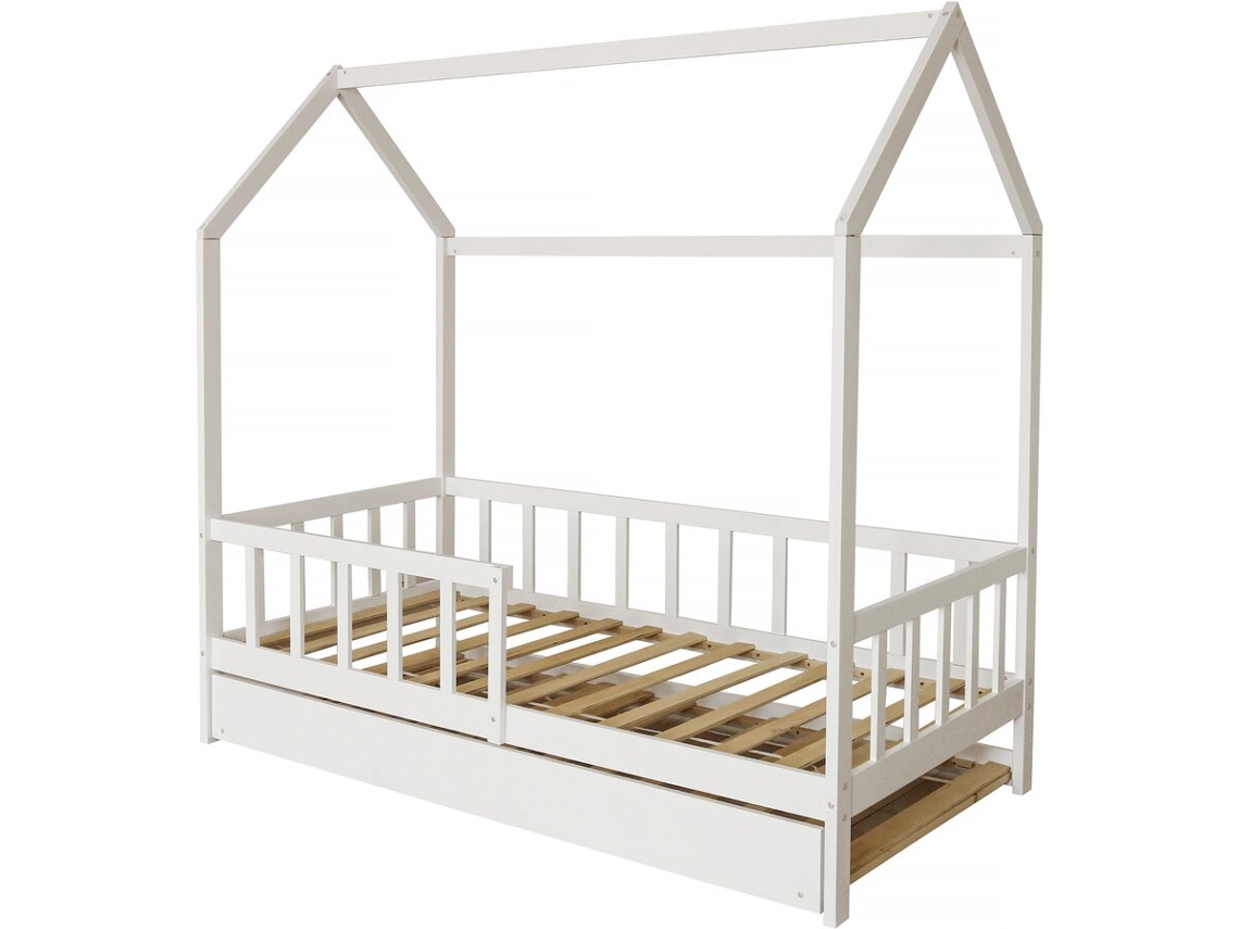Cama infantil Paloma con cajón 90 x 190 cm blanca Habitat Et Jardin