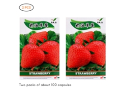 100 Semillas De Fresas Gigantes No Transgénicas Para Cultivo Doméstico - Verduras Y Frutas