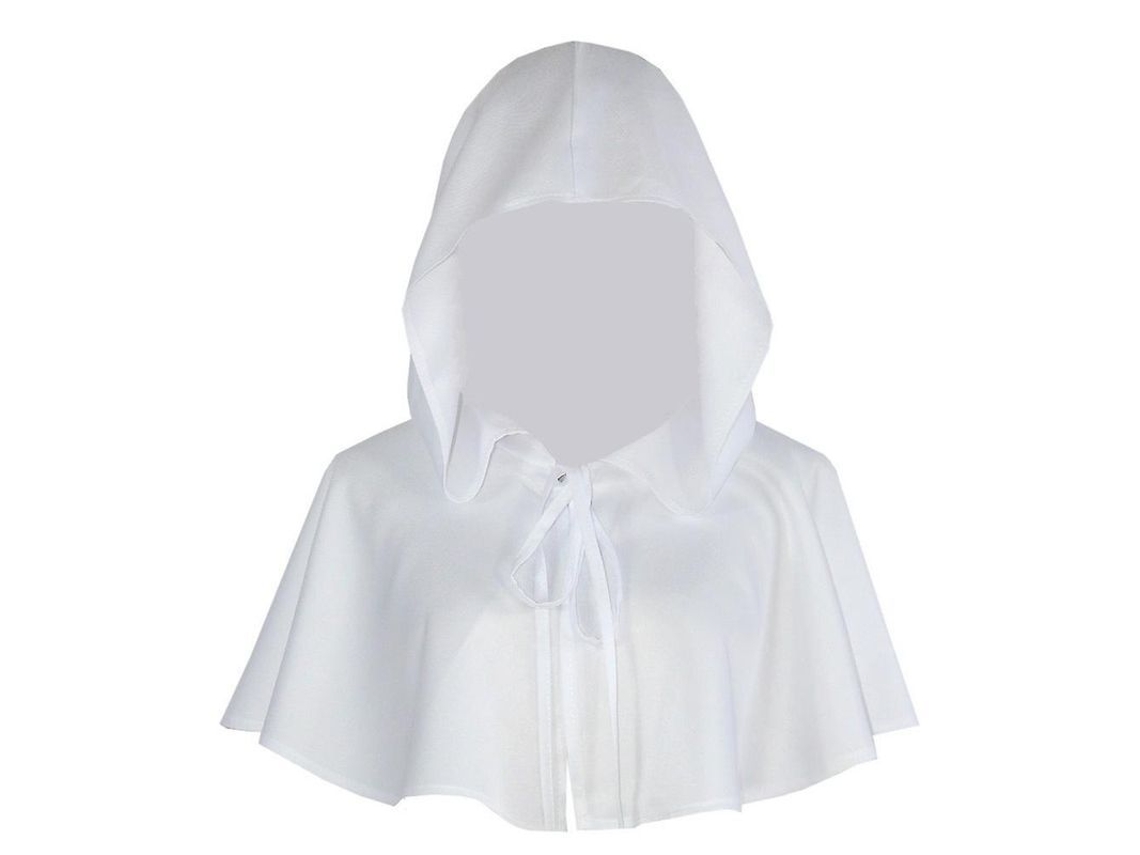 2026-capucha Medieval Plana Con Capa Para Disfraces Cosplay Hombre Mujer