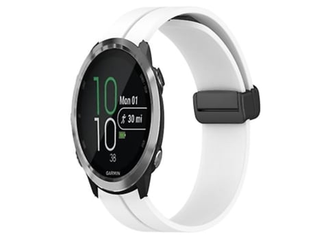 Correa Smartwatch Para Garmin Forerunner 645 Music 20Mm Blanco VENISYMLIS