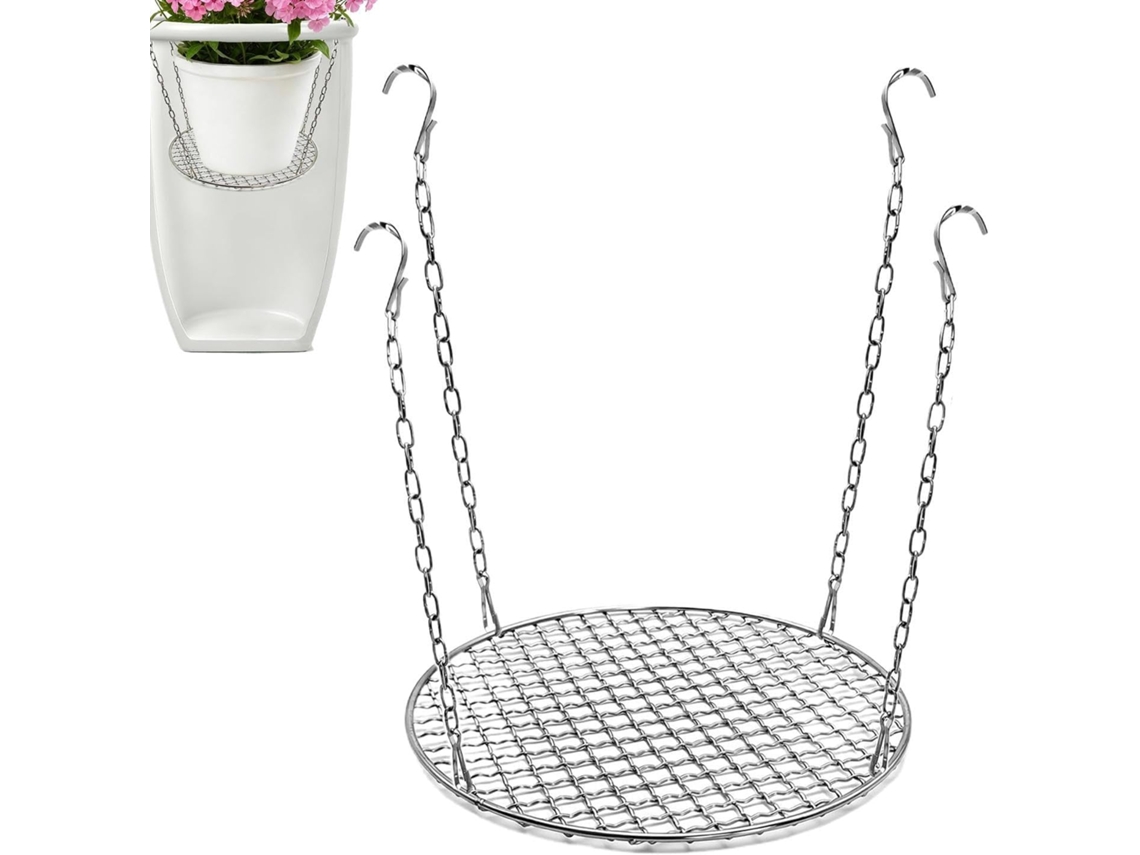 Soportes Para Macetas De Exterior, Ajustables, Con Cadenas De Relleno, Con 4 Ganchos Para Macetas, Para Uso Interior Y
