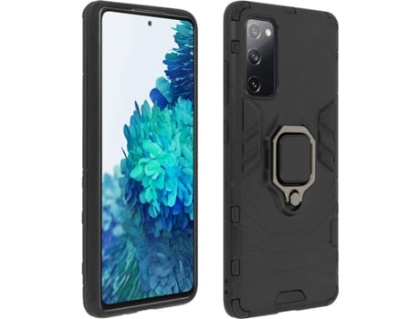 Carcasa Samsung Galaxy S20 FE AVIZAR Anillo Negro