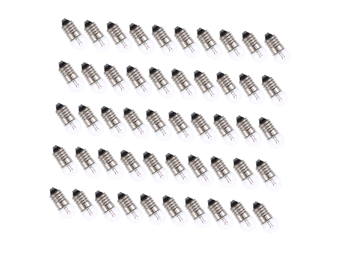 50 Bombillas Miniatura De Rosca Para Experimentos Científicos, Material Didáctico De Física.