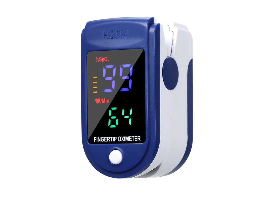 Oxímetro De Pulso Portátil Con Pantalla Led Bidireccional Para Saturación De Oxígeno Y Frecuencia Cardíaca.