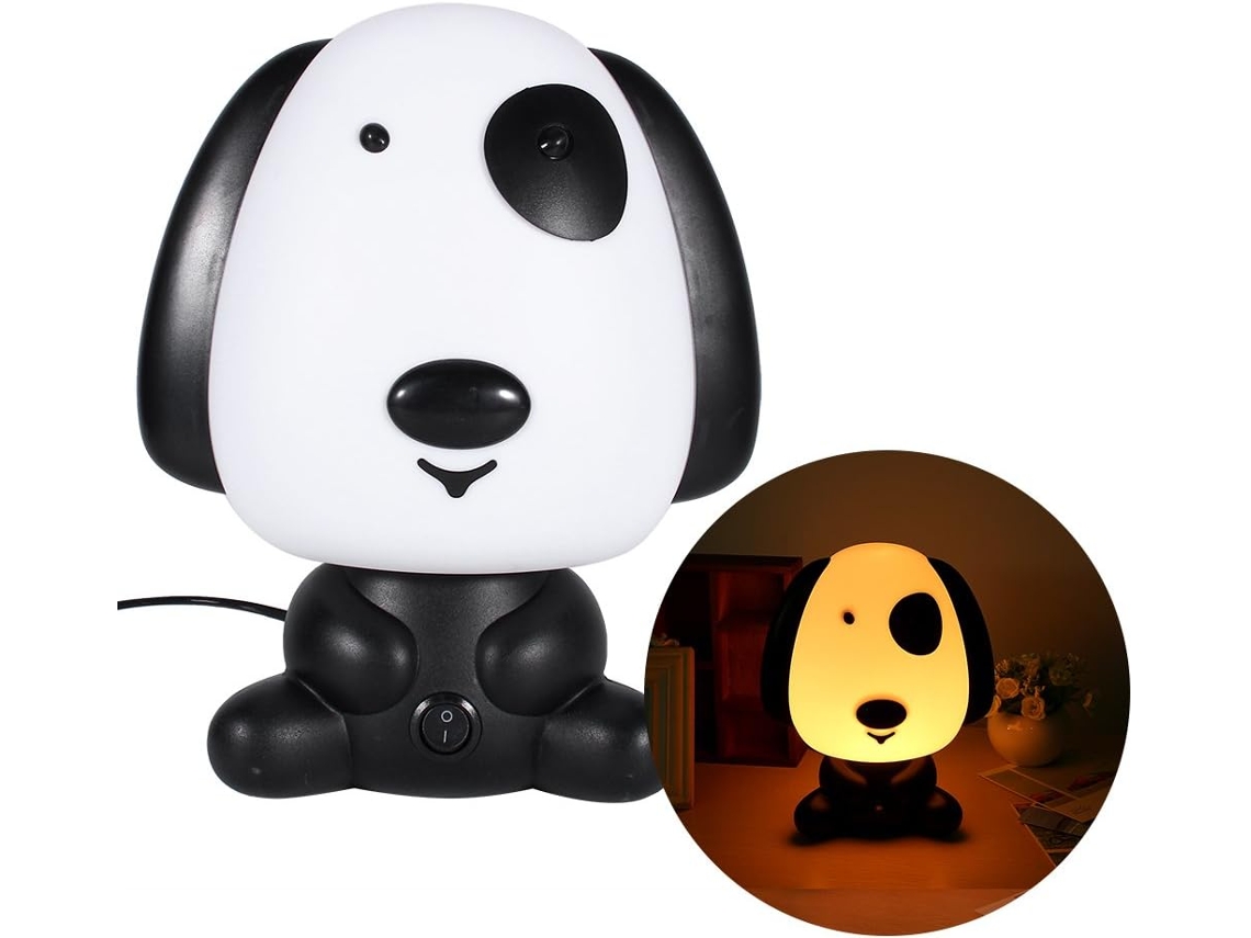 Lámpara de noche para niños Led de luz blanca cálida ABS de plástico para dormitorio y oficina regalo de Navidad