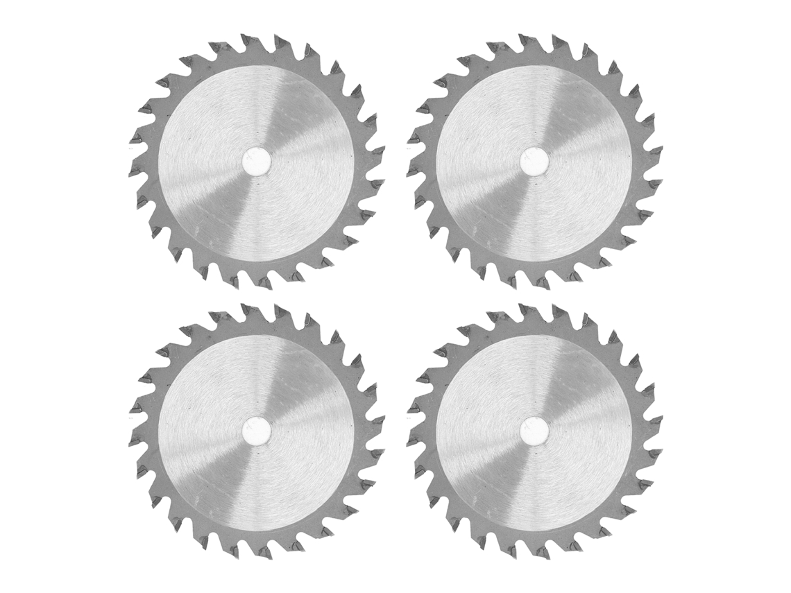 4 Láminas De Sierra Circular Carburo 85mm 24d 3000rpm Para Corte Madera Plástico 10mm/0.4in