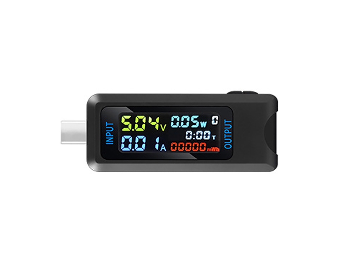 Tester De Voltaje Y Corriente Usb Digital Multifunción