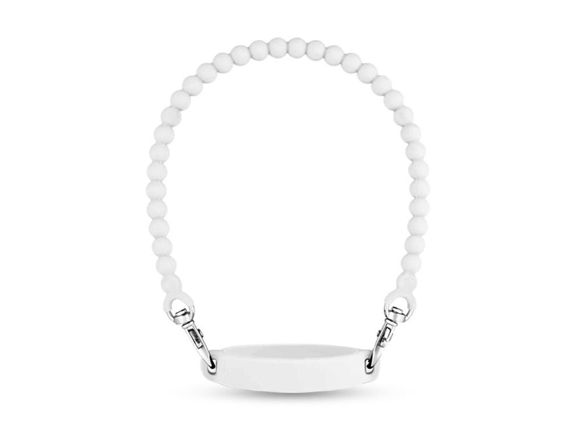 Asa Para Botella De Agua Con Correa De Silicona Ajustable Para Botellas De 8 A 40 Oz - Accesorio Blanco