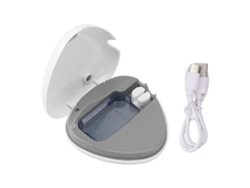 Estuche Portátil Recargable Para Esterilizar Cepillos De Dientes, Ideal Para Viajes Y Uso Doméstico - Blanco