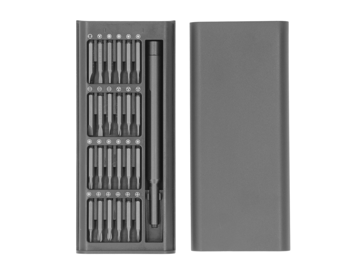 Kit De Destornilladores De Precisión Cvs Con 24 Puntas Para Reparación De Relojes, Teléfonos Y Cámaras.