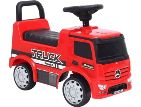vidaXL Coche para niños Mercedes Benz Truck rojo