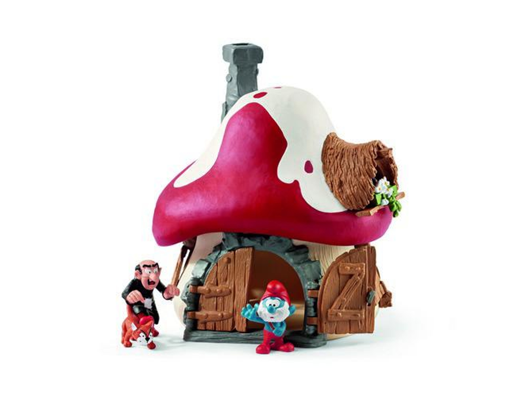 Conjunto de Figuras SCHLEICH Casa Pitufo con 2 Personajes