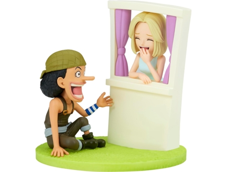 Figura de Acción Usopp&Kaya One Piece World Collectable, Log Stories, 7 cm BANPRESTO
