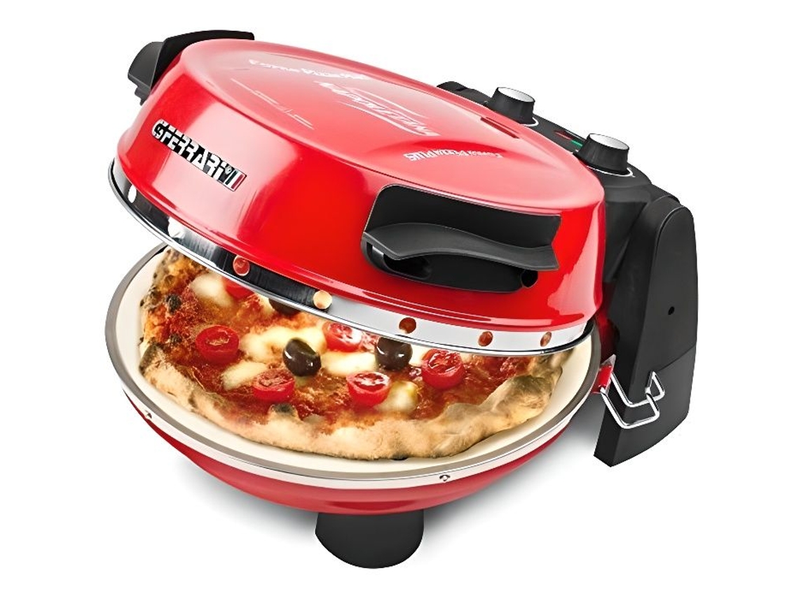 G3 Ferrari Pizzeria Snack Napoletana Aparato y Horno Pizza 1 Pizzas 1200 W Negro Rojo