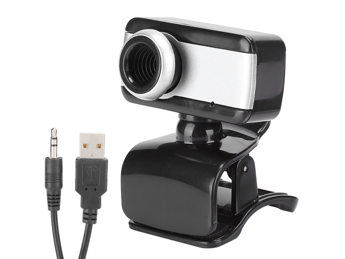 Cámara de Computadora A3 Micrófono Incorporado sin Controlador 480P Negro IKIKSO