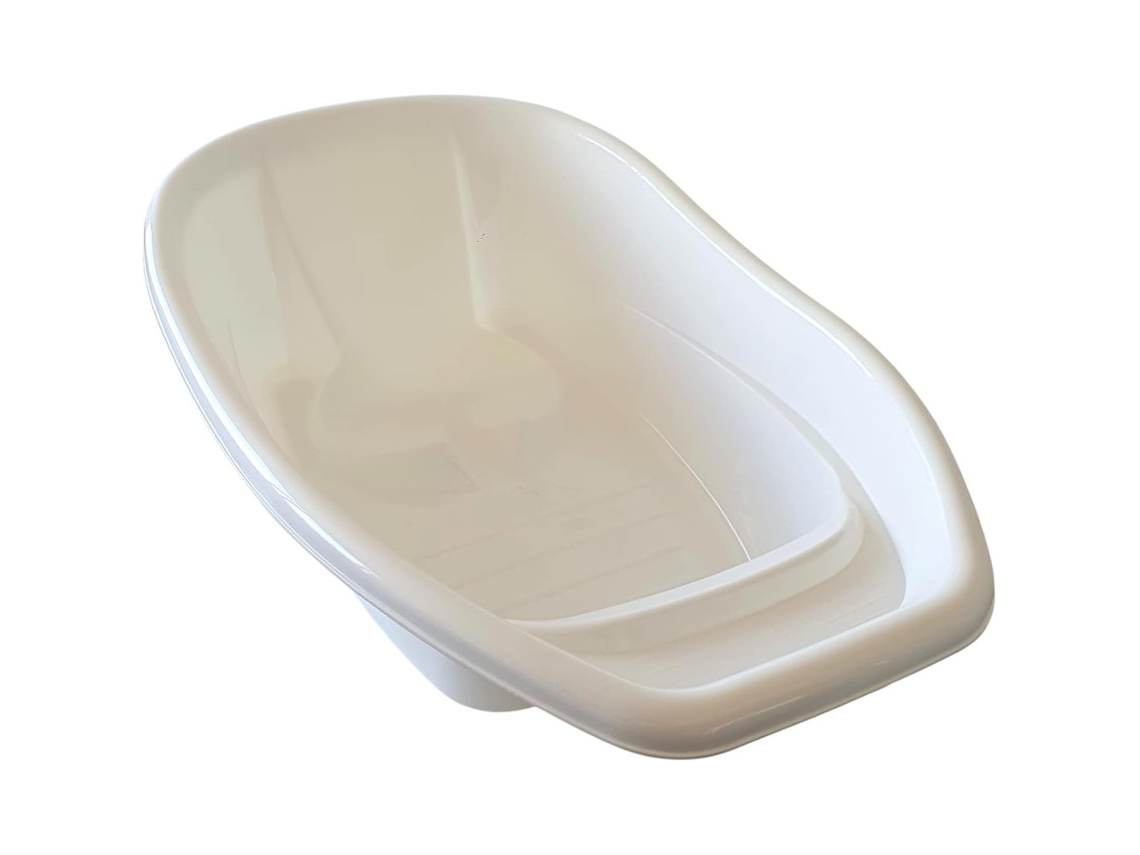 Bañera Para Bebé Desde El Nacimiento Con Soporte Antideslizante Integrado Bañera Infantil Para Ducha Y Baño Del Bebé (blanco)