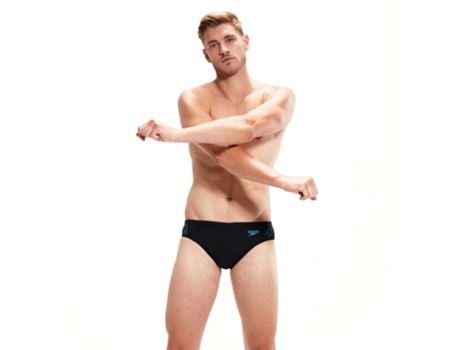 Slip de Banho Hyper Boom Splice 7 Cm Preto 34 Homemspeedo