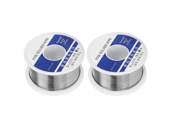 2 Unidades De Alambre De Soldadura Recubierto De Resina De 0,6 Mm Y 100 G Para Soldadura Eléctrica Diy