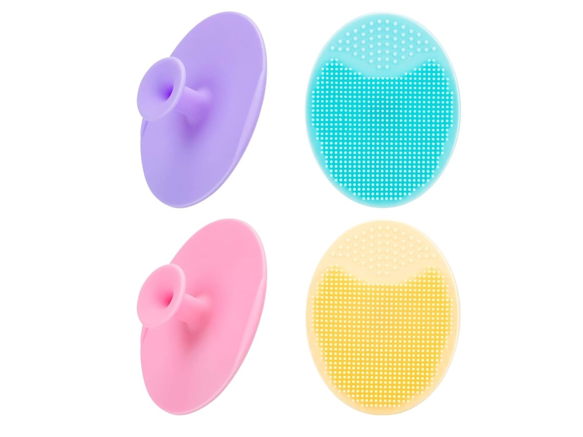 Escova De Champú Para Bebés, Hecha De Silicona Suave, Elimina La Suciedad Del Cuero Cabelludo Y Limpia El Rostro.