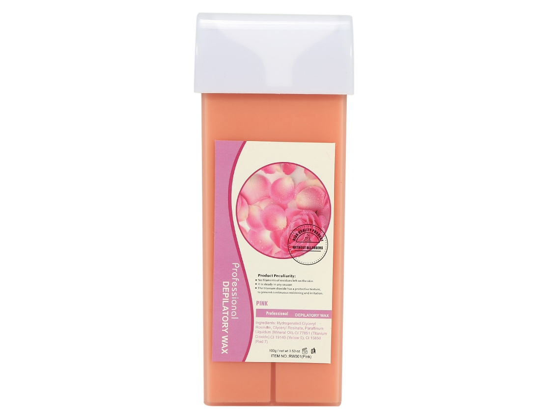 Crema Depilatoria Profesional Cera Para Depilación Facial Axilas Cuerpo 100g (rosa)
