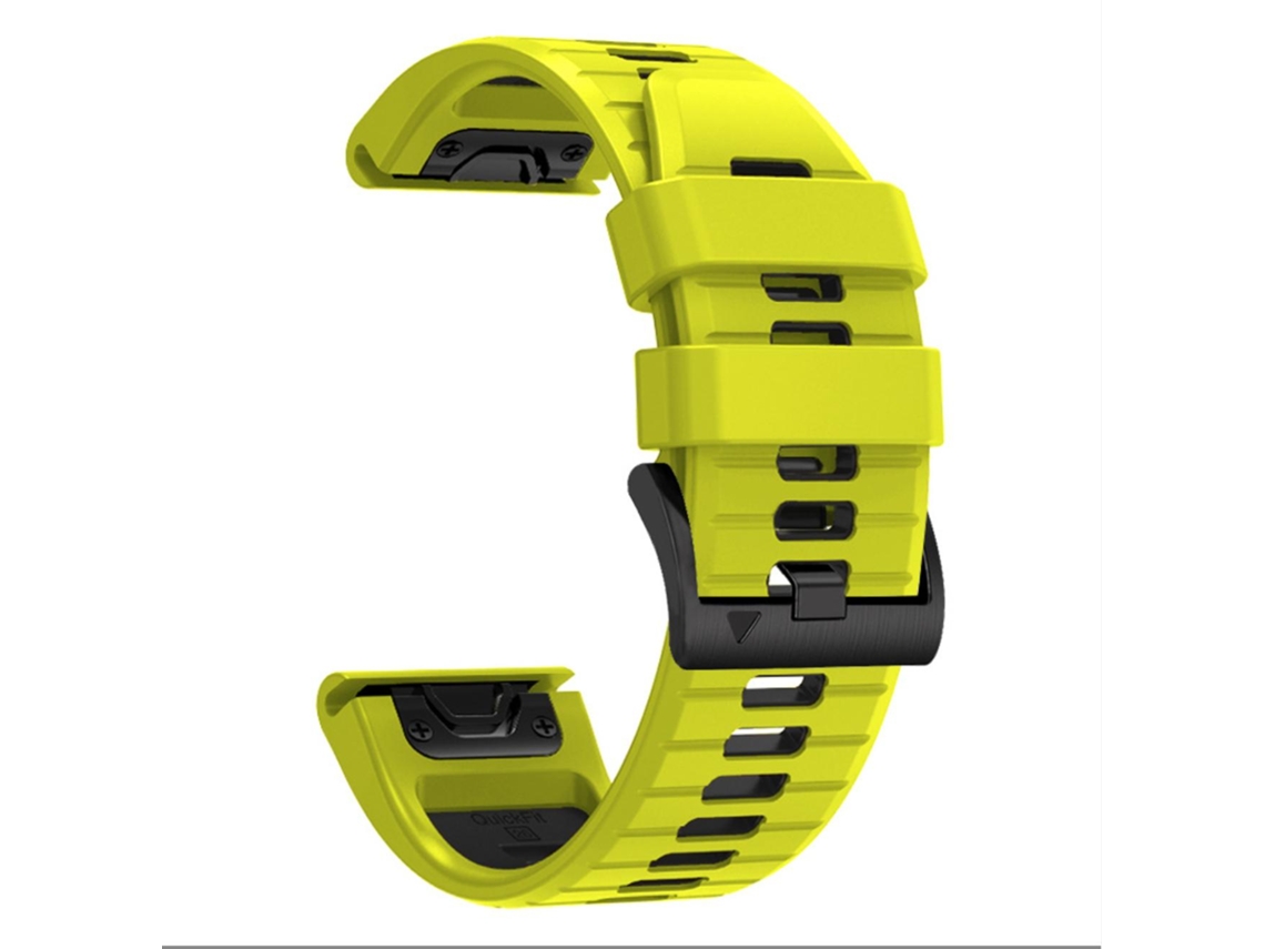 Timovo® Pulsera Deportiva De Silicona Hipoalergénica 22mm Compatible Con Garmin Fenix 7/7 Pro/7 Solar Verde Lima