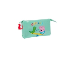 Estuche para lápices Triple George 22x12x3cm Safta