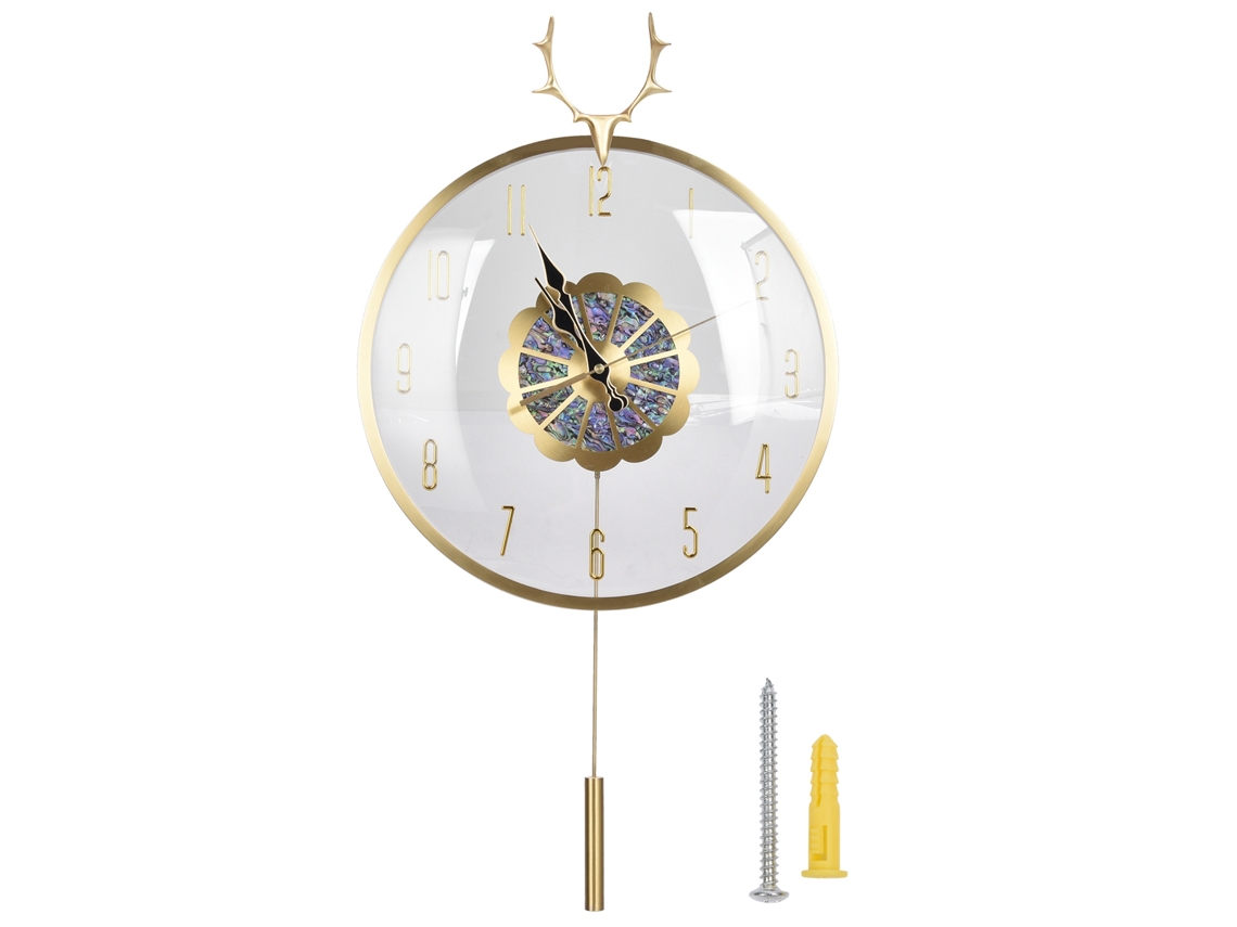 Reloj de pared decorativo moderno y sencillo para oficina, sala de estar y dormitorio.