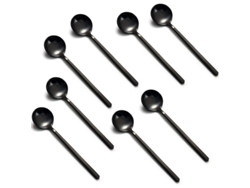 2026-8 Colheres De Café Inoxidável Com Cabo De 13,5 Cm Para Mate, Sobremesas, Chá Gelado, Açúcar E Espresso